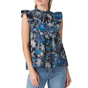 Ulla Johnson Mock Neck Blouse